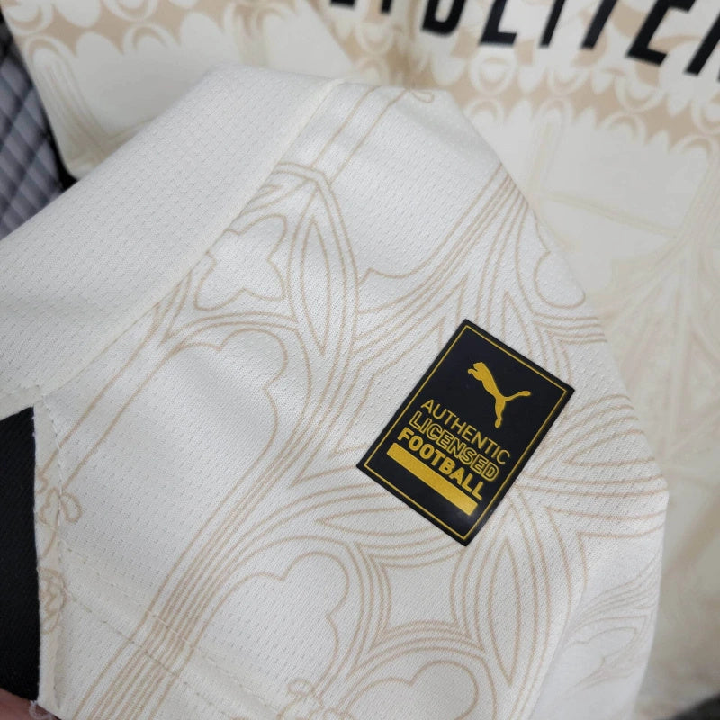 23/24 AC Milan x PLEASURES Camiseta blanca de la cuarta equipación
