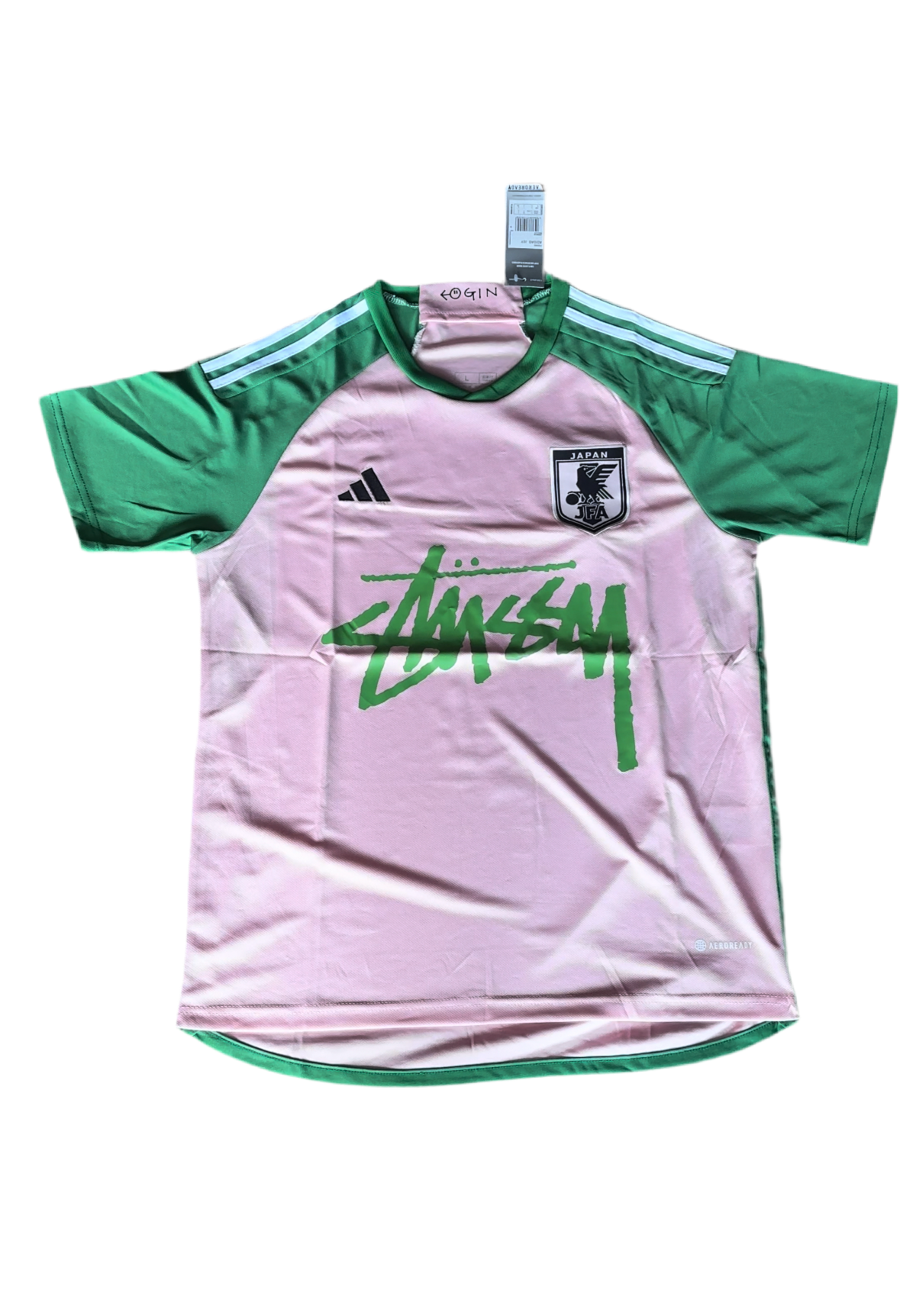 CAMISETA STÜSSY x “JAPAN” - ROSA