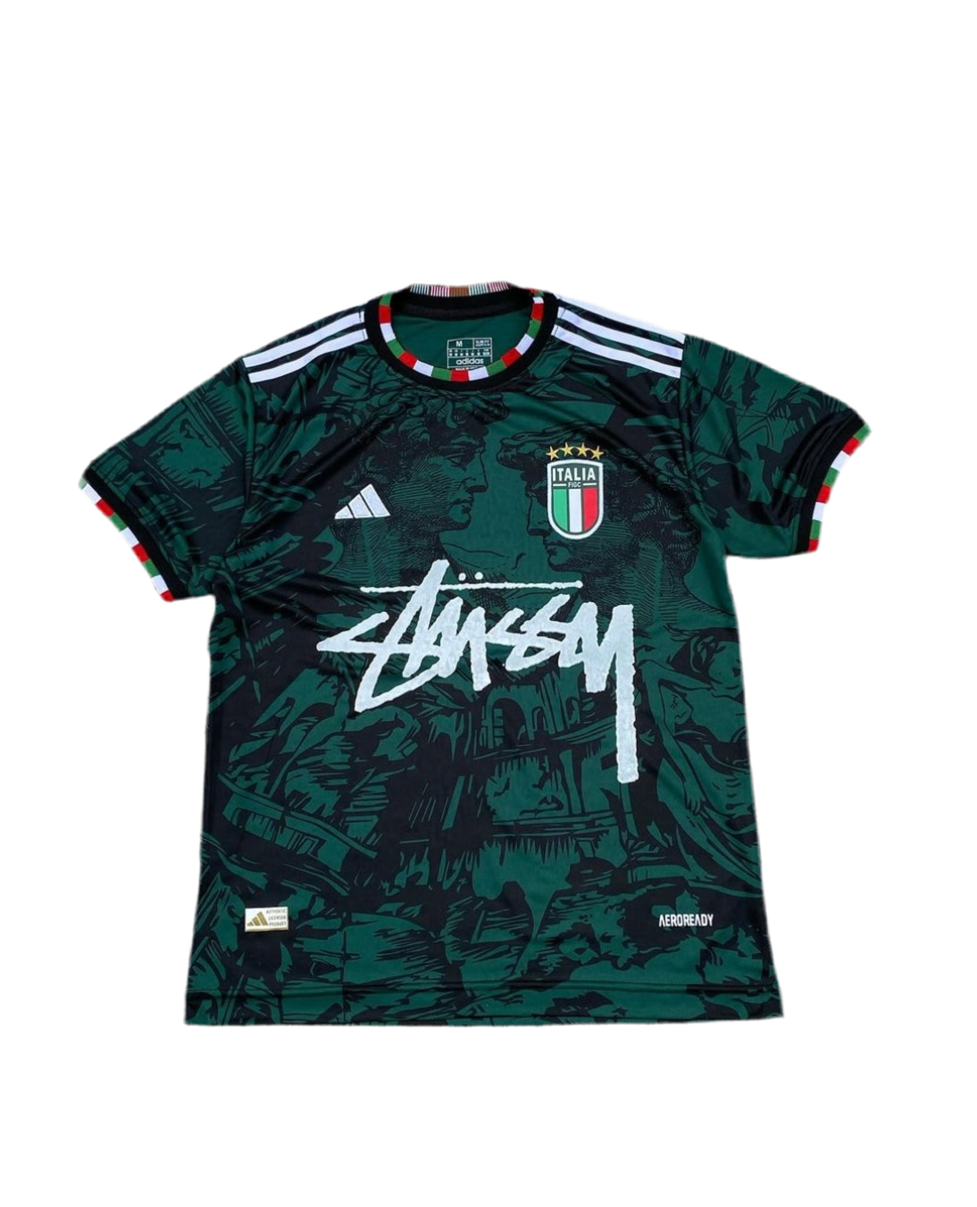 CAMISETA STÜSSY X “ITALY” - Verde