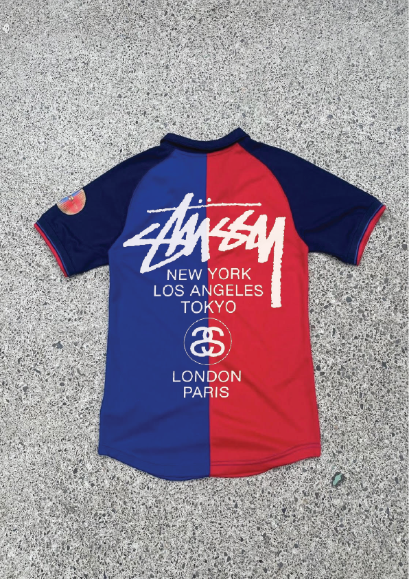 MAILLOT STÜSSY X « RÉTRO FC BARCELONE »