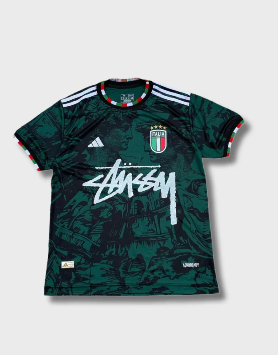 CAMISETA STÜSSY X “ITALY” - Verde