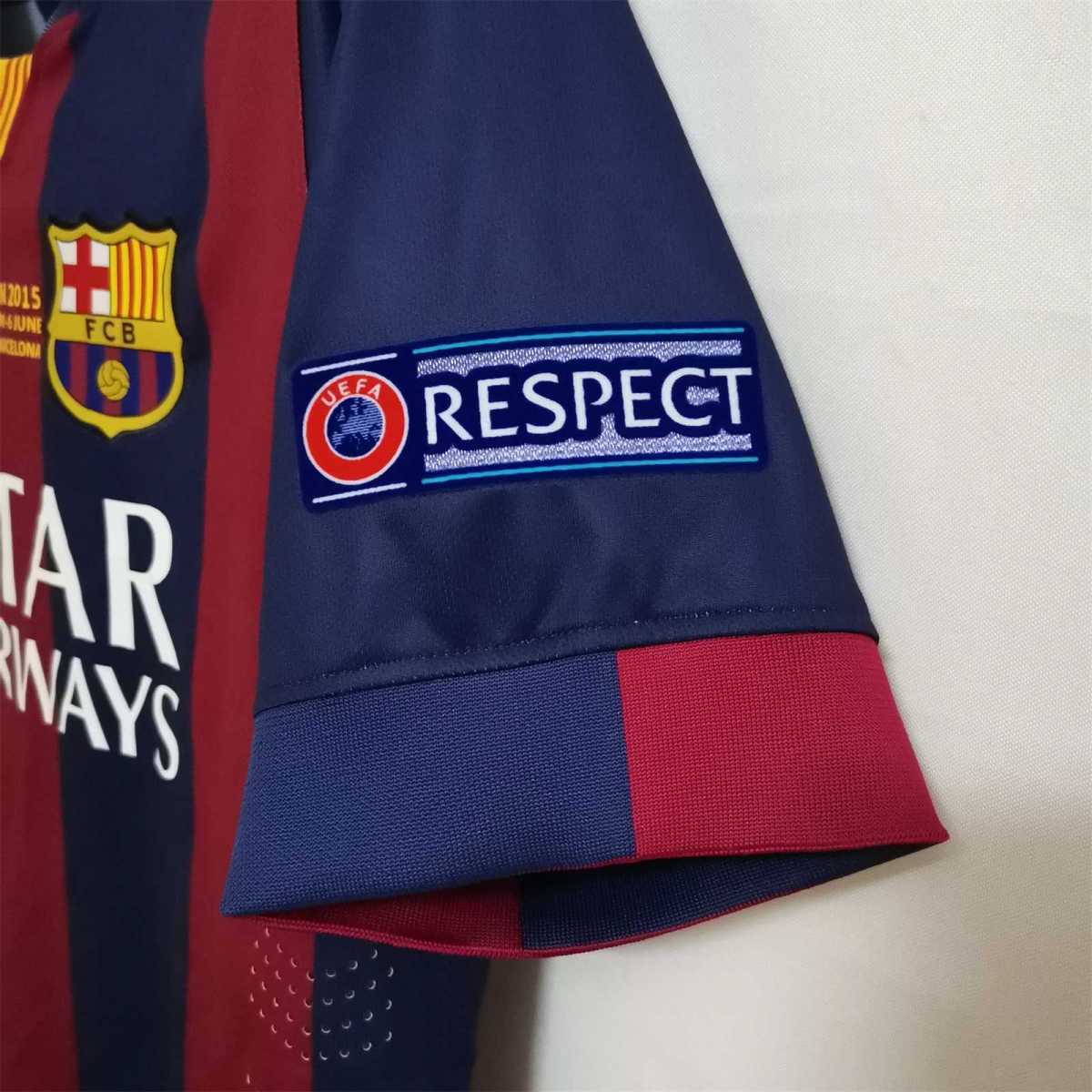 Camiseta retro de la final de la UCL de Berlín en casa del Barcelona 2015