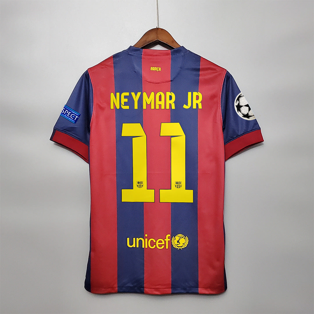 Camiseta retro de la final de la UCL de Berlín en casa del Barcelona 2015