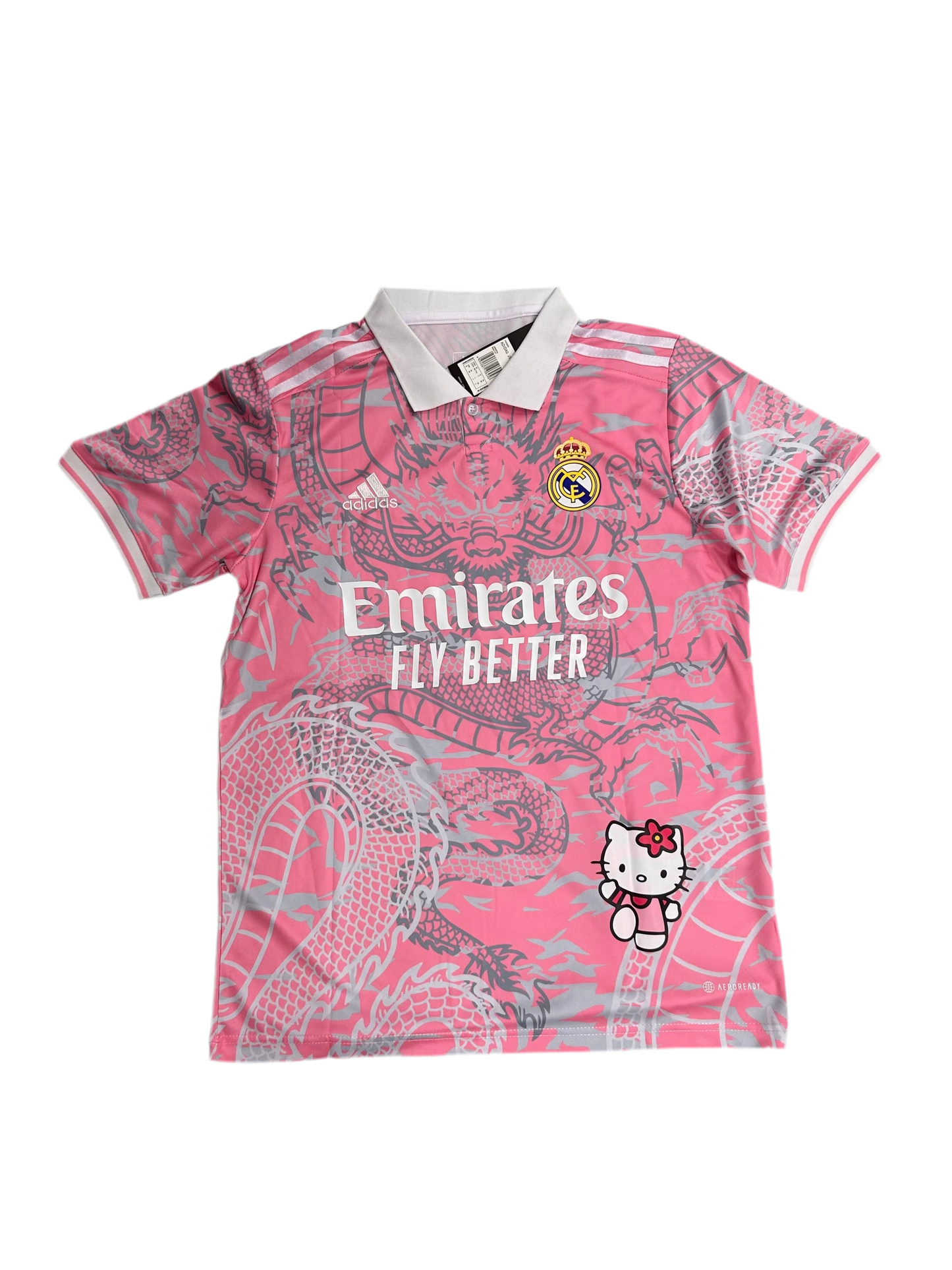 CAMISETA HELLO KITTY x REAL MADRID - ROSA (TALLA JUNIOR)