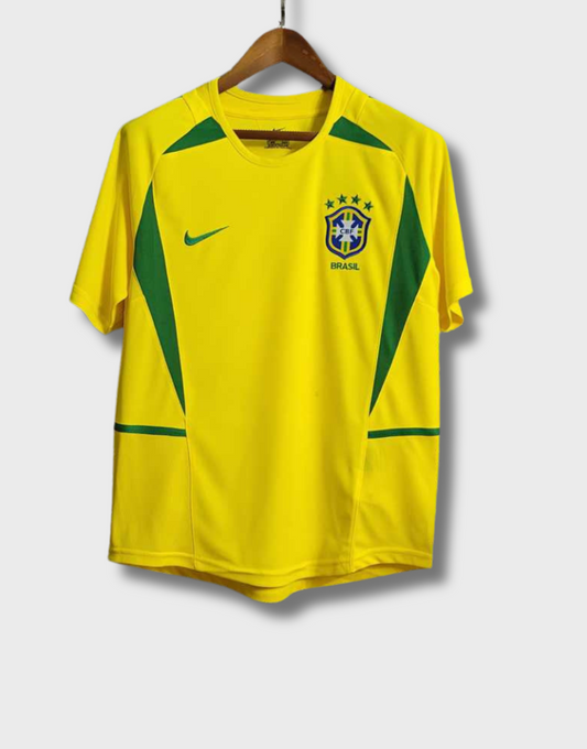 Maillot rétro domicile du Brésil 2002
