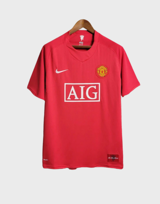 Camiseta local del Manchester United 2007/08