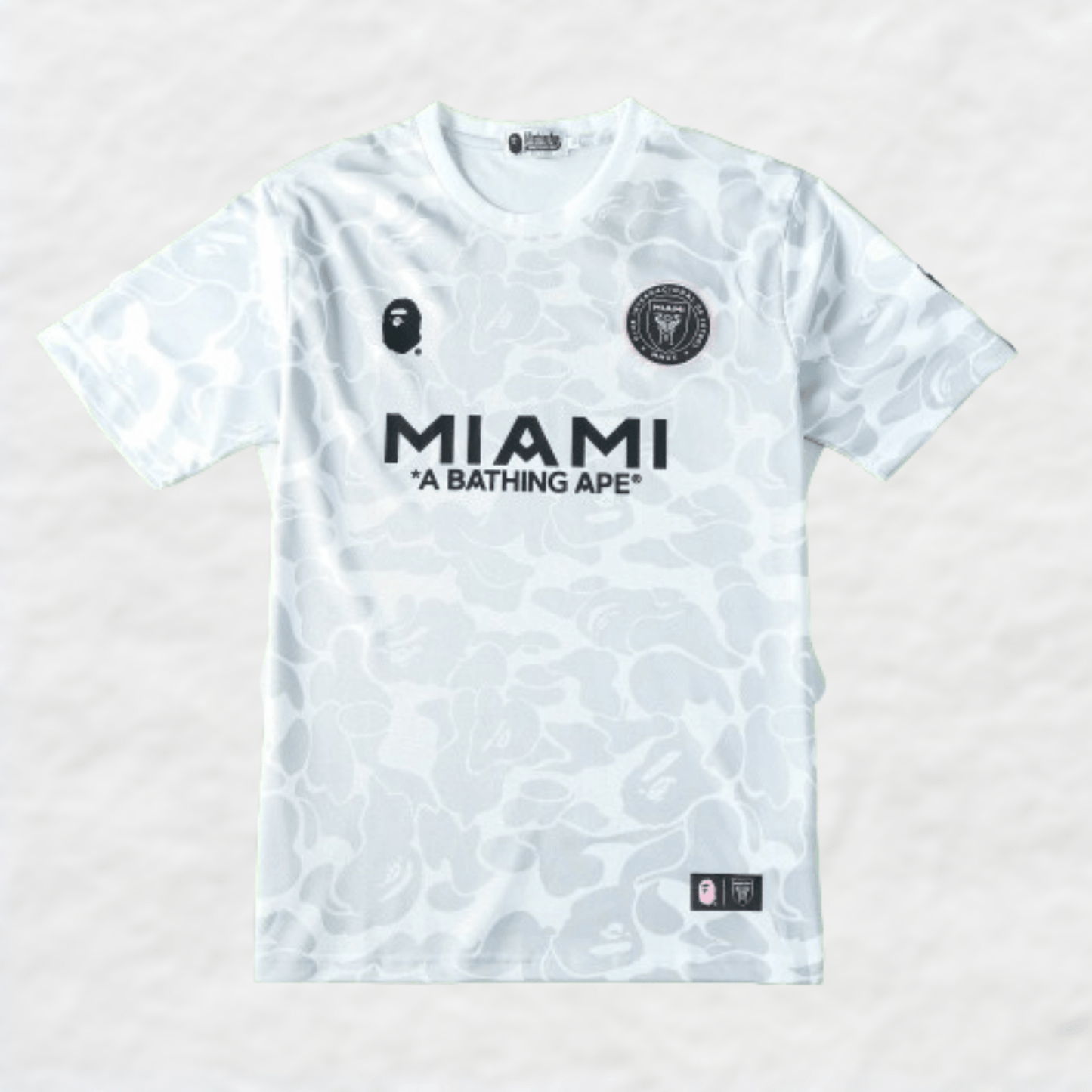 CAMISETA BAPE X INTER MIAMI 2023/24 CAMUFLAJE BLANCO