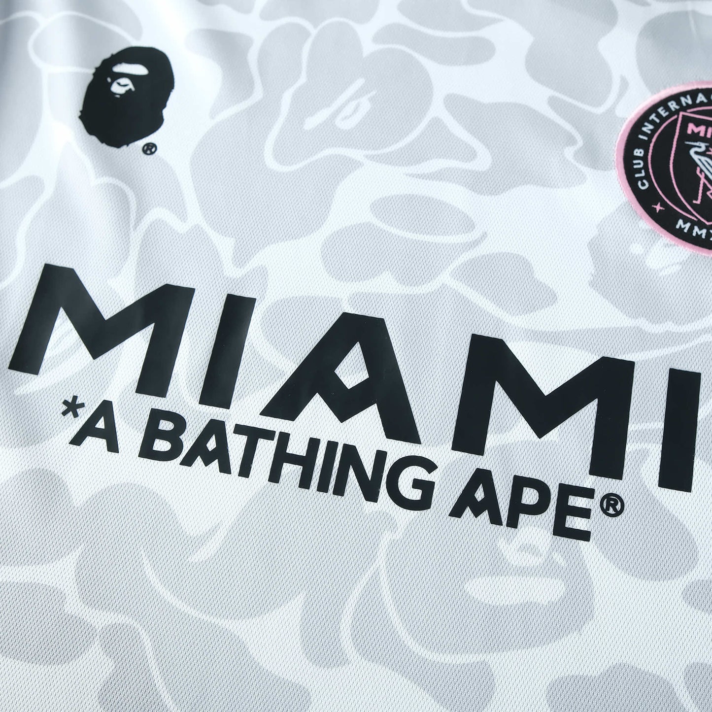 CAMISETA BAPE X INTER MIAMI 2023/24 CAMUFLAJE BLANCO