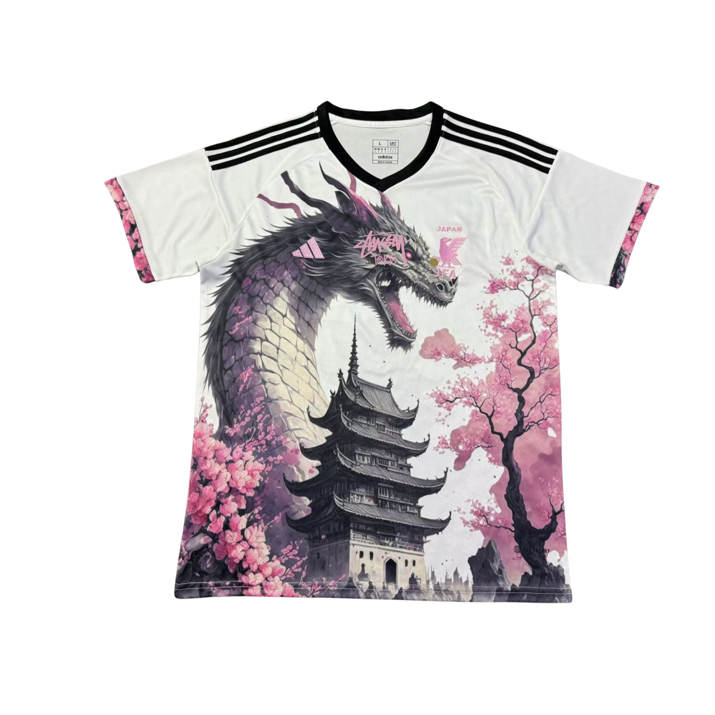 CAMISETA STÜSSY x “JAPAN” - PINK DRAGON