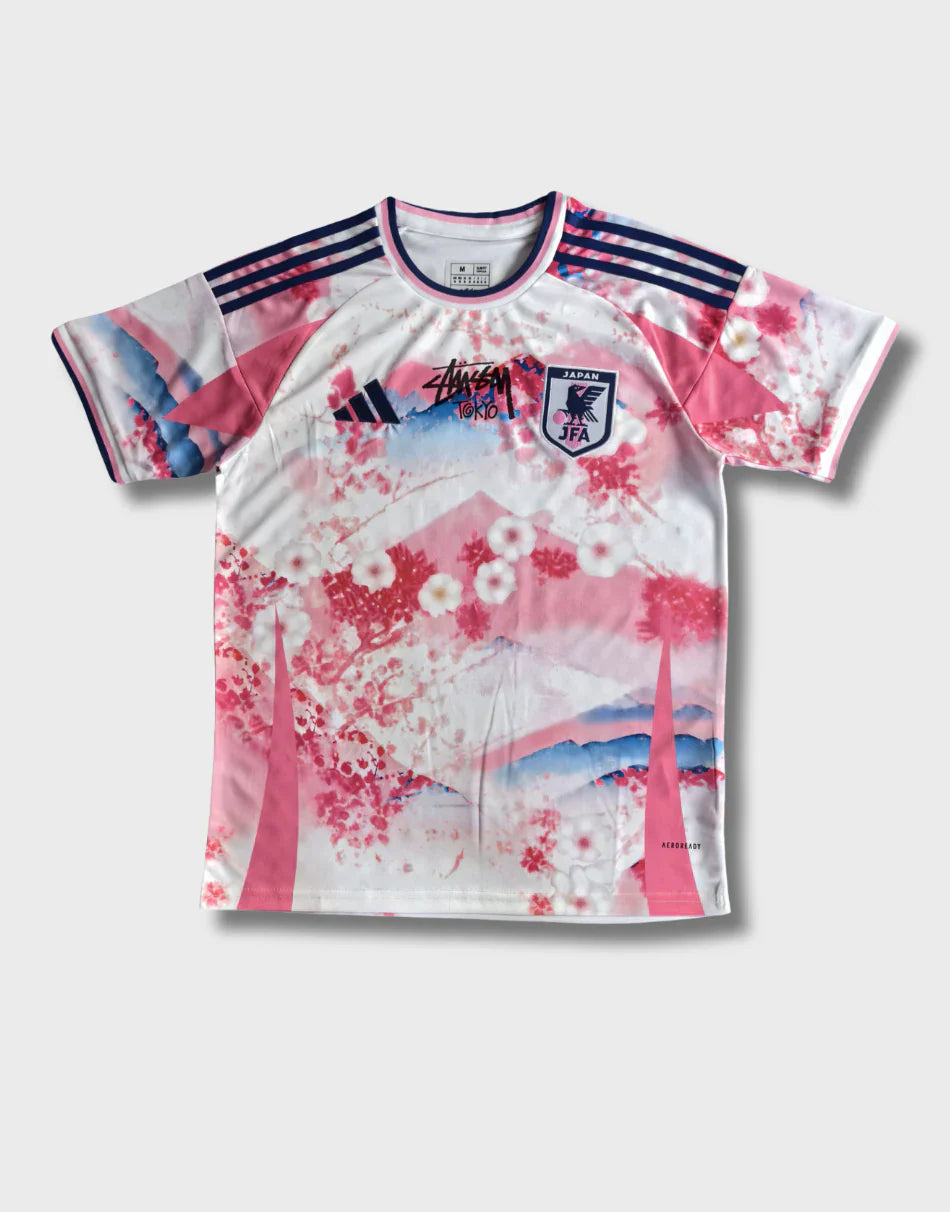 CAMISETA STÜSSY x “JAPAN” - PINK SAKURA